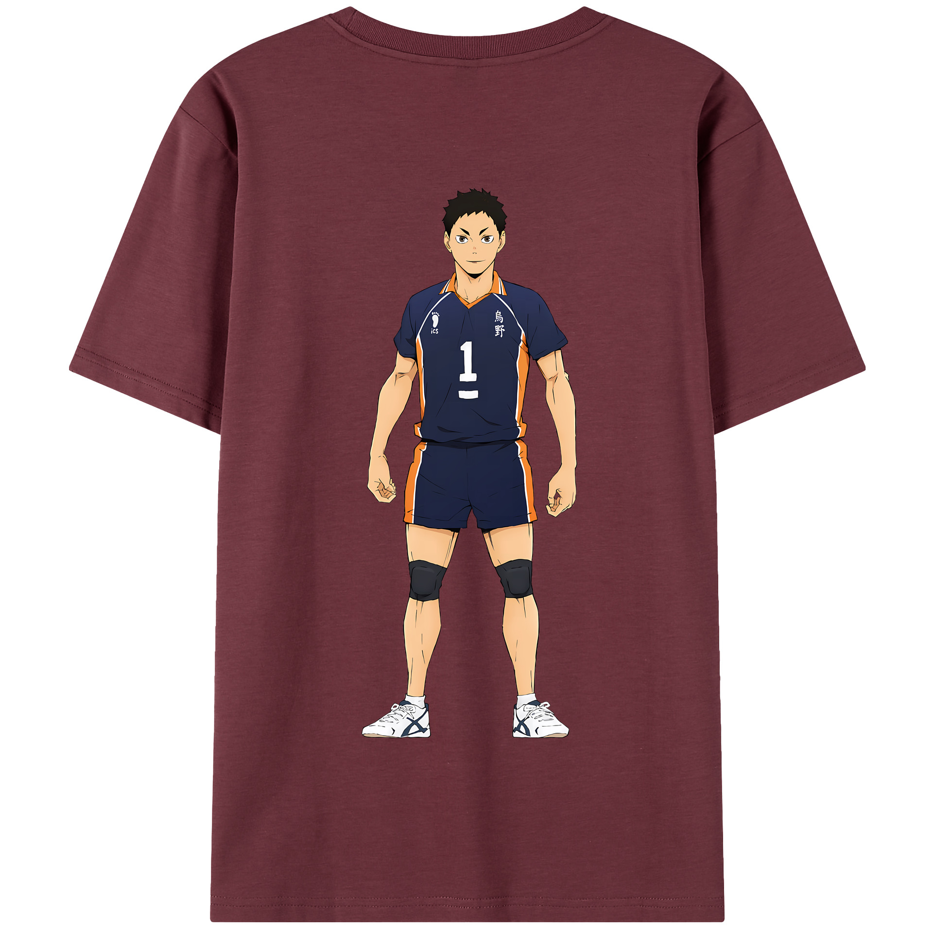 （画像用） ハイキュー!! Haikyu!! 綿100％半袖Tシャツ（背面プリント）